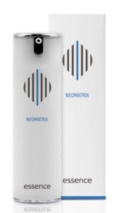 Flacone e confezione del siero ristrutturante Essence NEOMATRIX.